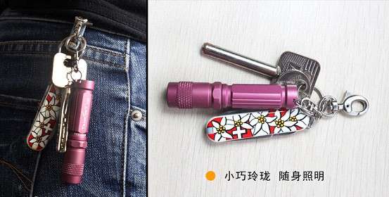 TANK007 EDC、迷你LED手電筒